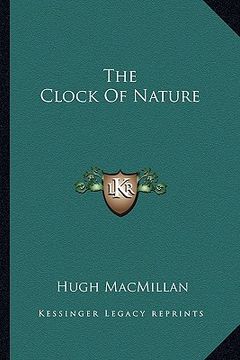 portada the clock of nature (en Inglés)