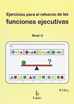 portada Ejercicios Para el Refuerzo de las Funciones Ejecutivas: Nivel-3 (in Spanish)