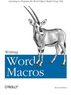writing word macros (en Inglés)