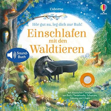 portada Hör gut zu, leg Dich zur Ruh! Einschlafen mit den Waldtieren: Mit 5 Klassichen Melodien (Hör-Gut-Zu-Reihe) (in German)
