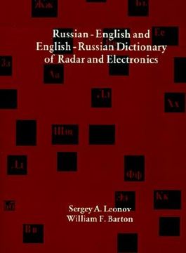portada russian-english and english-russian dictionary of radar and electronics (en Inglés)