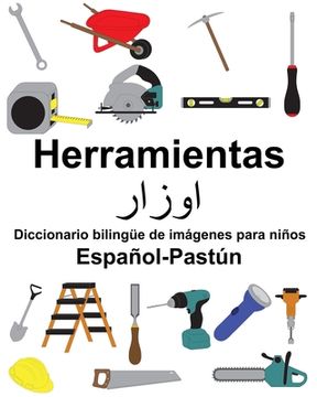 portada Español-Pastún Herramientas Diccionario bilingüe de imágenes para niños