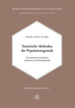 portada Statistische Methoden Der Populationsgenetik: Ein Grundriss Für Genetiker, Agronomen Und Biomathematiker (en Alemán)