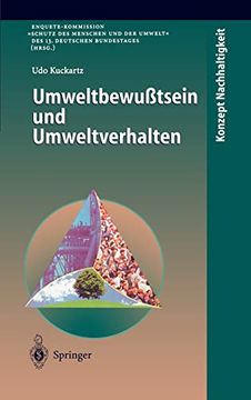 portada Umweltbewußtsein und Umweltverhalten (in German)