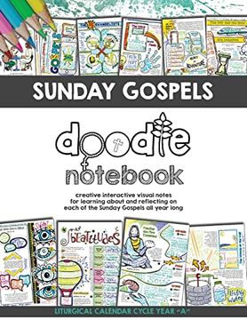 portada Sunday Gospels Doodle Notes: A Creative Interactive way for Students to Doodle Their way Through the Gospels all Year (Liturgical Cycle Year a) (en Inglés)