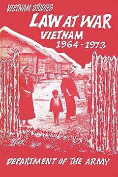 portada law at war: vietnam 1964-1973 (en Inglés)