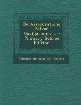 portada de Assecuratione Salvae Navigationis ... (en Latin)
