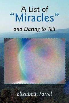 portada a list of miracles and daring to tell