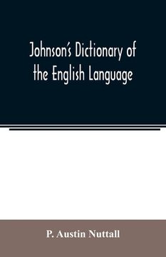 portada Johnson's Dictionary of the English Language Paperback 