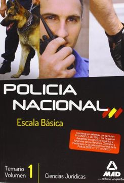 portada Policia Nacional Temario 1 Escala Basica