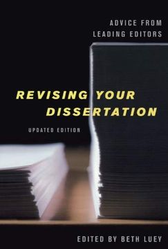 portada Revising Your Dissertation: Advice From Leading Editors (in English)