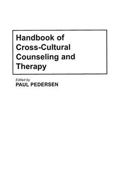 portada Handbook of Cross-Cultural Counseling and Therapy (en Inglés)