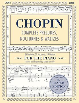 portada Complete Preludes, Nocturnes & Waltzes: 26 Preludes, 21 Nocturnes, 19 Waltzes for Piano (Schirmer's Library of Musical Classics) (en Inglés)