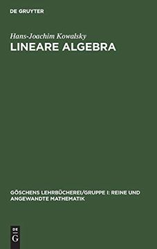 portada Lineare Algebra (Göschens Lehrbücherei (en Alemán)