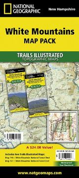 portada White Mountains National Forest, Map Pack Bundle: Trails Illustrated Other Rec. Areas (National Geographic Trails Illustrated Map) (en Inglés)