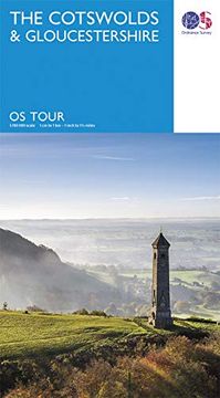 portada The Cotswold & Gloucestershire: Os Tour map Sheet 8 (en Inglés)