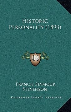 portada historic personality (1893) (en Inglés)