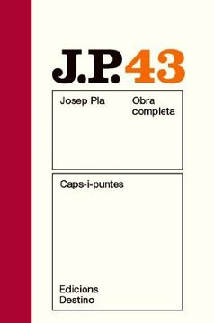 portada Caps-I-Puntes: O. Ca Josep Pla. Volum 43 (O. Ca Pla) (in Spanish)