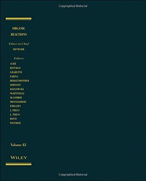 portada Organic Reactions, Volume 83 (in English)