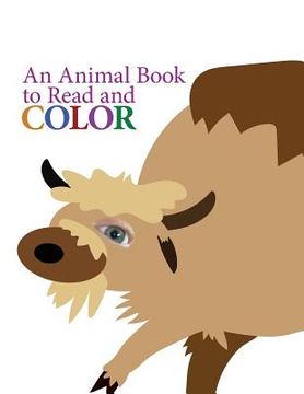 portada An Animal Book to Read and Color (en Inglés)