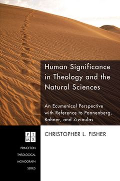 portada Human Significance in Theology and the Natural Sciences (en Inglés)