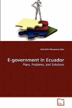 portada e-government in ecuador (en Inglés)