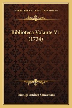 portada Biblioteca Volante V1 (1734) (in Italian)