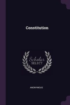 portada Constitution (en Inglés)