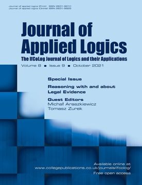 portada Journal of Applied Logics, Volume 8, Number 9, October 2021. Special issue: Reasoning with and about Legal Argumentation: Methodologies of Research fo (en Inglés)
