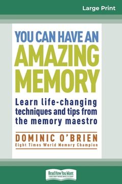 portada You Can Have an Amazing Memory (16pt Large Print Edition) (en Inglés)