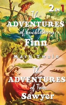 portada The Adventures Of Tom Sawyer & The Adventures Of Huckleberry Finn: Set Of 2 Books (en Inglés)