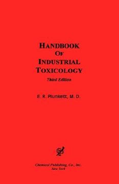 portada handbook of industrial toxicology, 3rd edition
