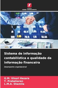 portada Sistema de Informação Contabilística e Qualidade da Informação Financeira (en Portugués)