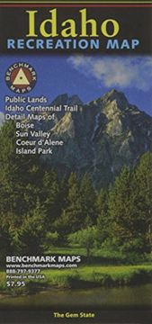 portada Idaho Recreation map (Benchmark Maps) (en Inglés)