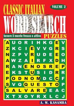 portada CLASSIC ITALIAN Word Search Puzzles. Vol. 2 (en Italiano)