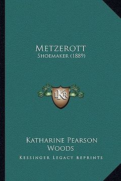 portada metzerott: shoemaker (1889) (en Inglés)