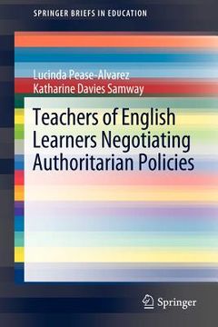 portada teachers of english learners negotiating authoritarian policies