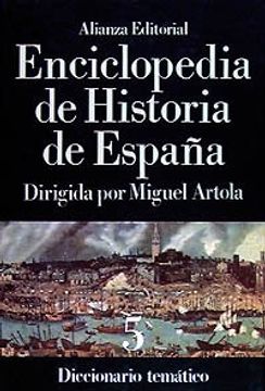 portada Enciclopedia de Historia de España (V). Diccionario temático