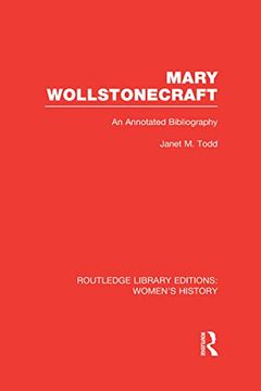 portada Mary Wollstonecraft: An Annotated Bibliography