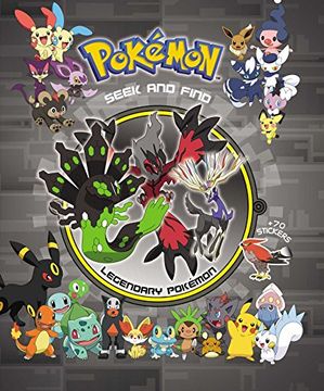 portada Pokémon Seek and Find: Legendary Pokémon (en Inglés)