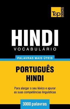 portada Vocabulário Português-Hindi - 3000 palavras mais úteis (in Portuguese)