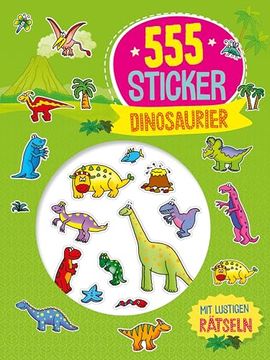 portada 555 Sticker Dinosaurier (en Alemán)