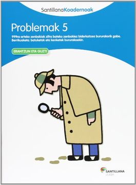 portada Problemak 5 Santillana Koadernoak (in Basque)