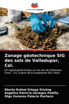 portada Zonage géotechnique SIG des sols de Valledupar, Col. (en Francés)