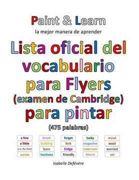 portada Lista oficial del vocabulario para Flyers (examen de Cambridge)