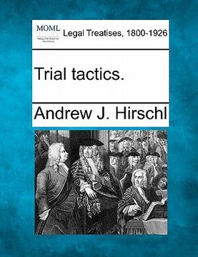 portada trial tactics. (en Inglés)