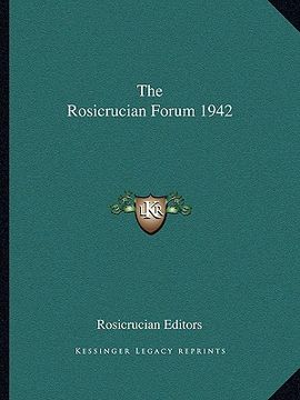 portada the rosicrucian forum 1942