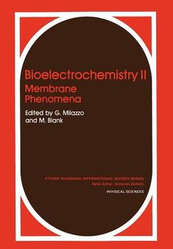 portada Bioelectrochemistry II: Membrane Phenomena (en Inglés)