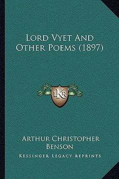 portada lord vyet and other poems (1897) (en Inglés)