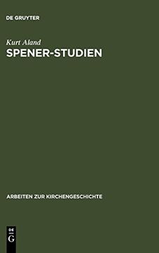 portada Spener-Studien 